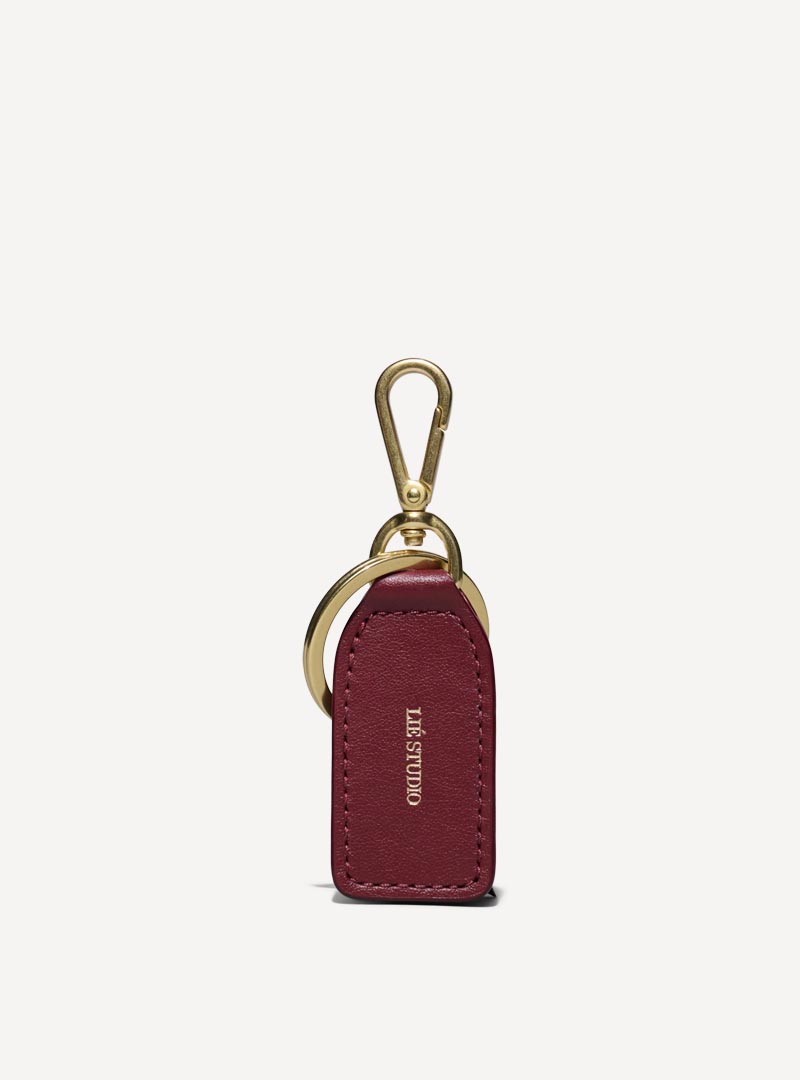 The Gaby Keyring Burgundy Red