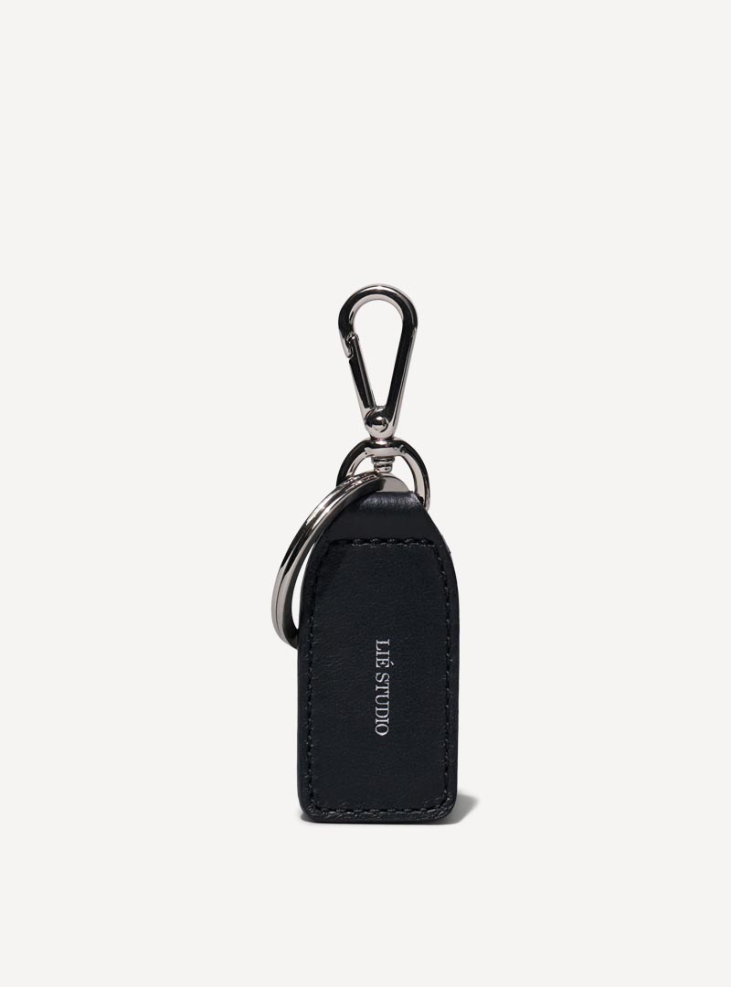 The Gaby Keyring Solid Black