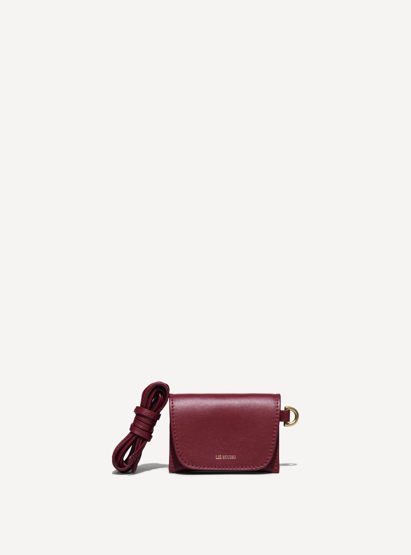 The Stella Wallet Burgundy Red