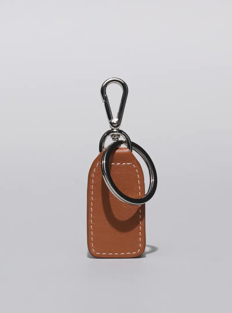 The Gaby Keyring toffee brown lie studio