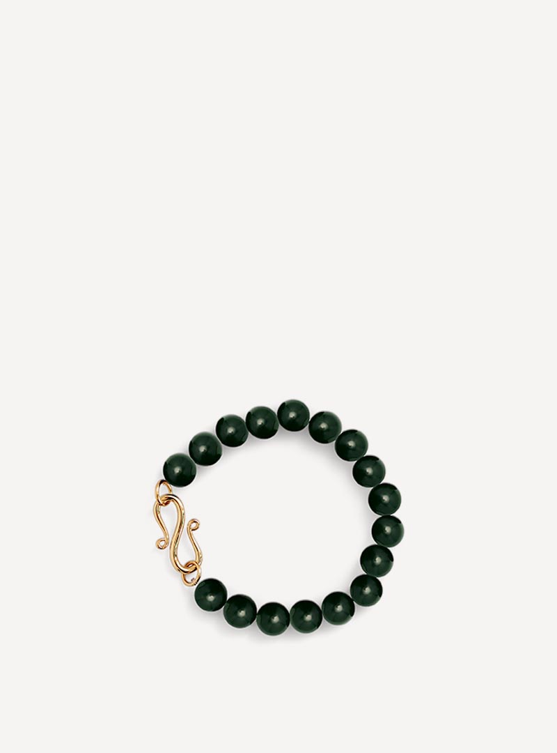 The Mary Bracelet Green Agate