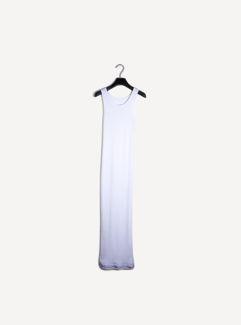 HGDR005rib cotton maxi dress hommegirls