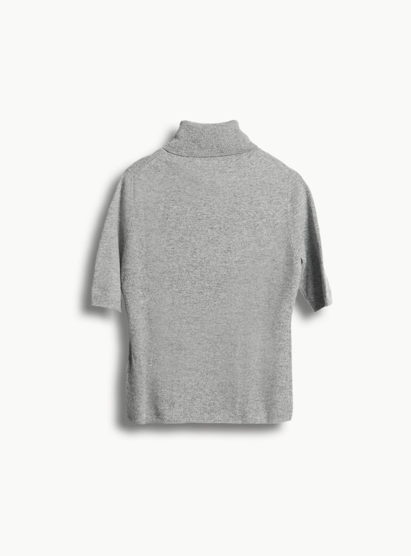 turtleneck grey back