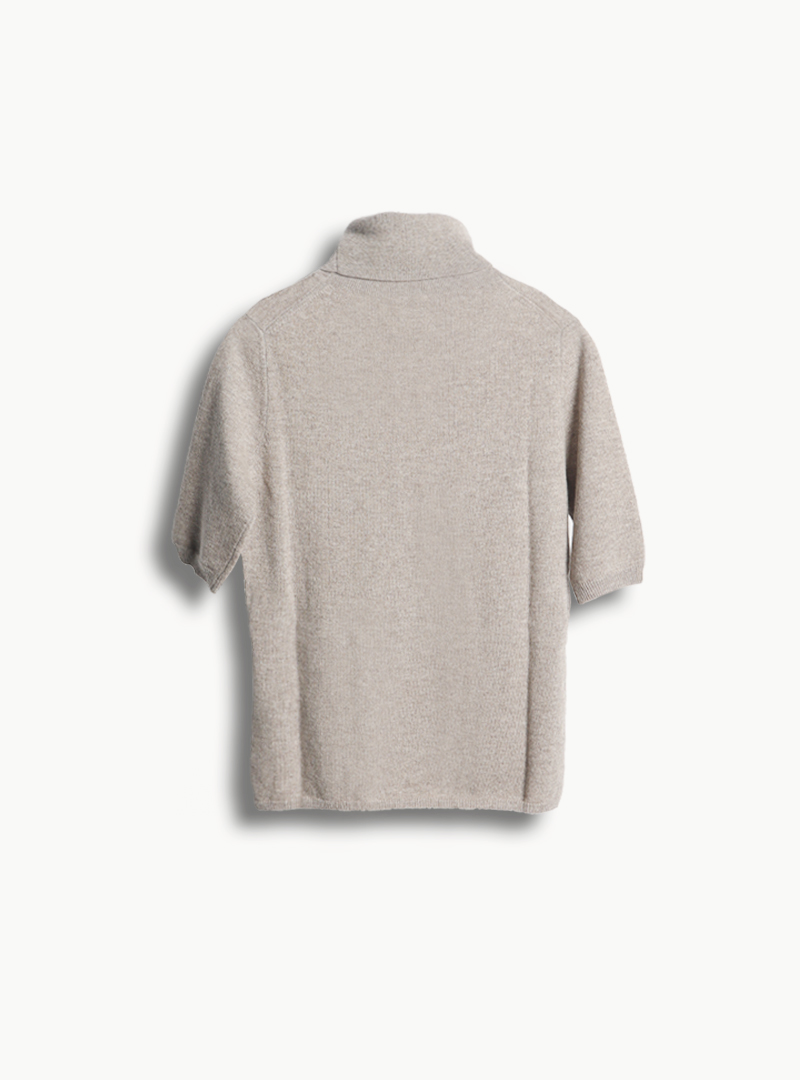 turtleneck short sand back